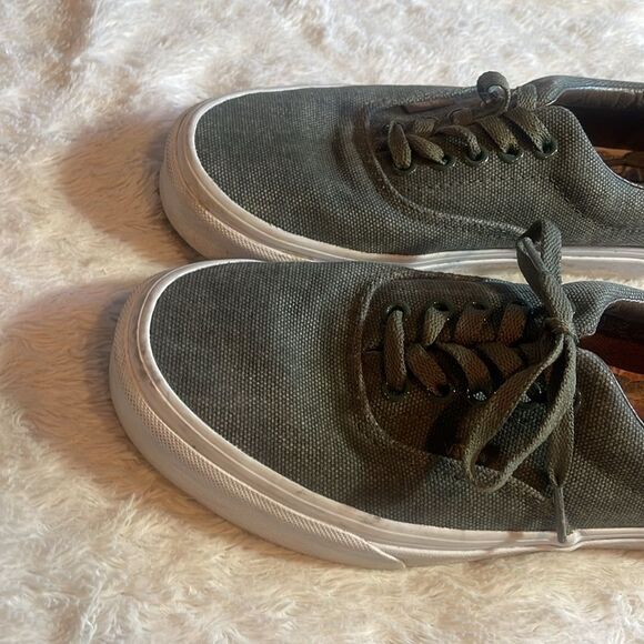 VANS Era Birds Olive Green Brown Low Top Canvas /leather  M8 W9.5 - Picture 2 of 9